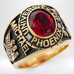 Traditional Large 14K Yellow Gold